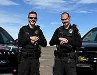  School Resource Officers Steven Herbel and Cameron Sage